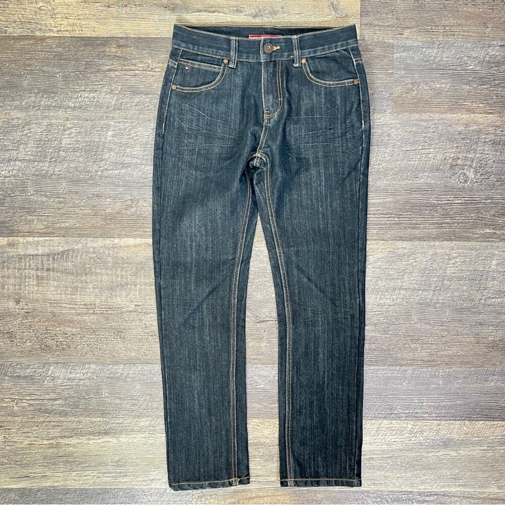 Tommy Hilfiger dark wash rebel skinny jeans size 14 youth B52